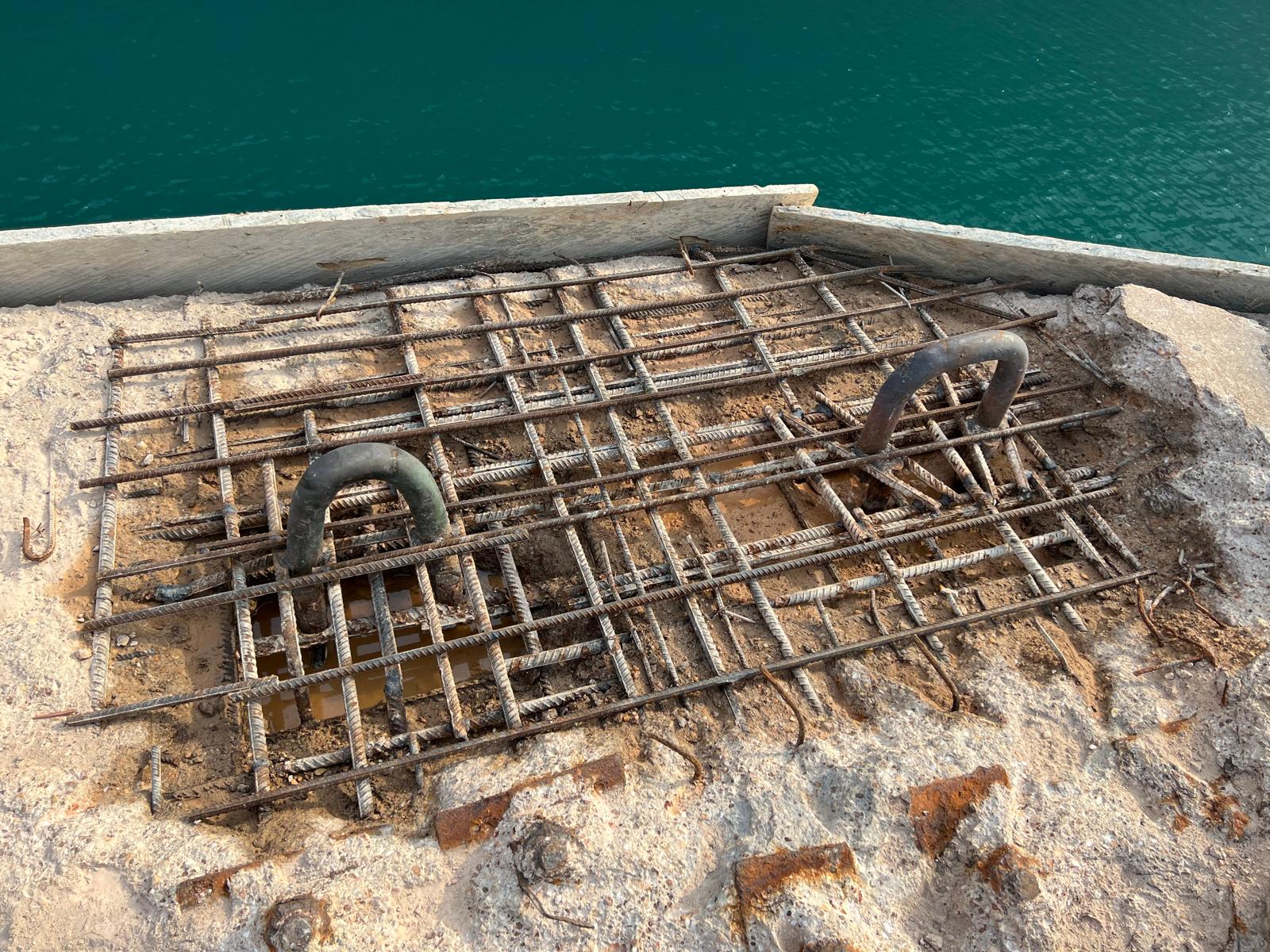 Installation de goussets sous-marins 3